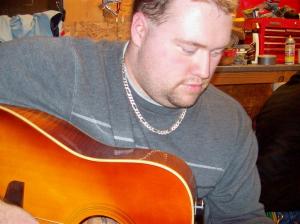 Me with my early '90's Fender Malibu Acoustic Guitar